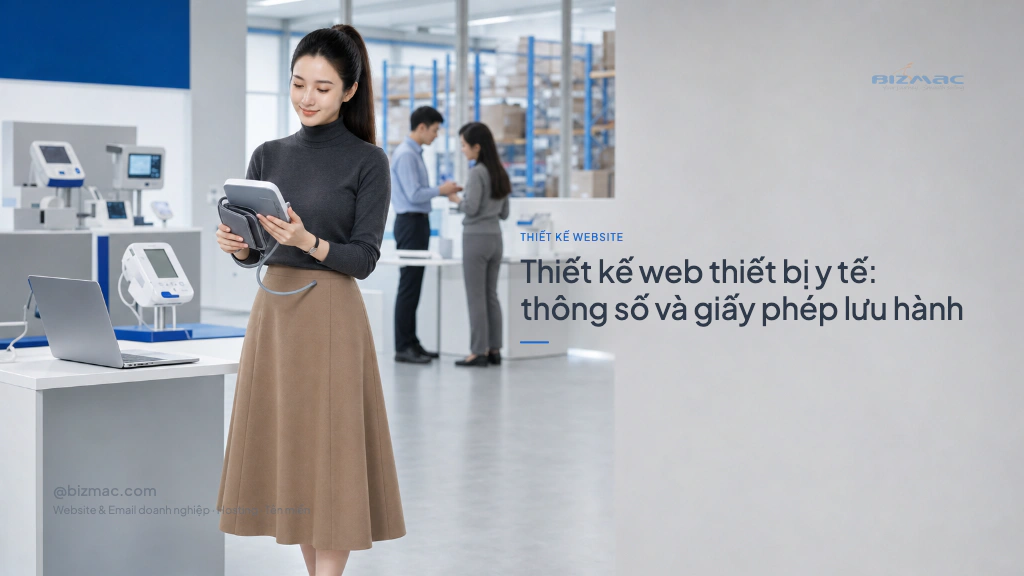 Minh hoạ cho bài Thiết kế web thiết bị y tế: thông số và giấy phép lưu hành