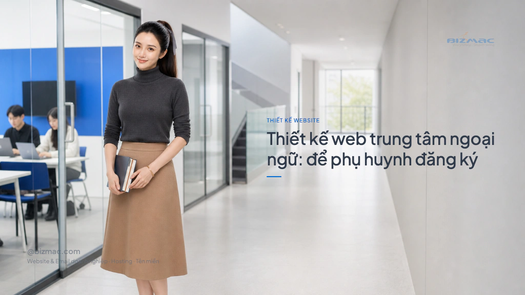 Minh hoạ cho bài Thiết kế web trung tâm ngoại ngữ: để phụ huynh đăng ký
