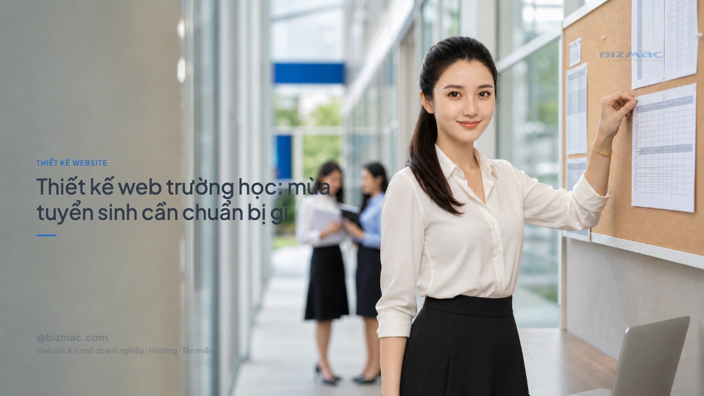 Minh hoạ cho bài Thiết kế web trường học: mùa tuyển sinh cần chuẩn bị gì