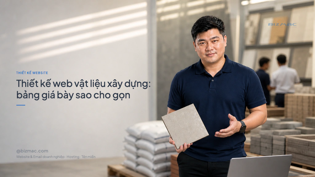 Minh hoạ cho bài Thiết kế web vật liệu xây dựng: bảng giá bày sao cho gọn