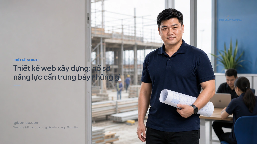 Minh hoạ cho bài Thiết kế web xây dựng: hồ sơ năng lực cần trưng bày những gì