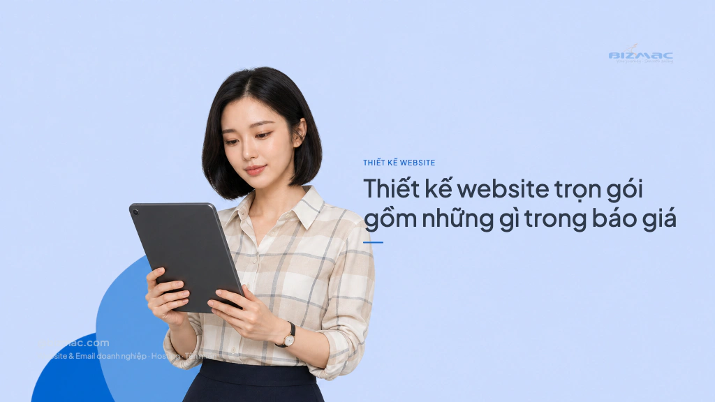 Thiết kế website trọn gói gồm những gì trong báo giá