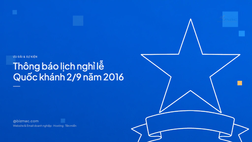 Minh hoạ cho bài Thông báo lịch nghỉ lễ Quốc khánh 2/9 năm 2016