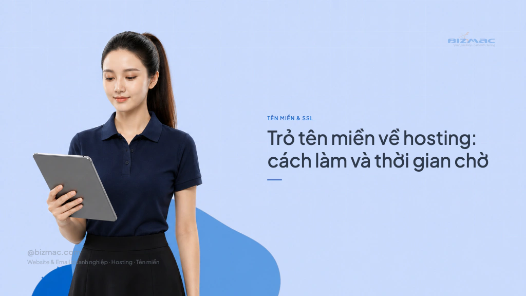 Minh hoạ cho bài Trỏ tên miền về hosting: cách làm và thời gian chờ