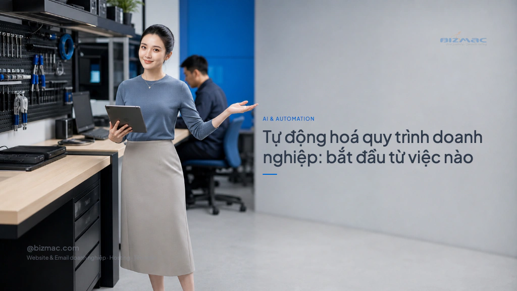 Minh hoạ cho bài Tự động hoá quy trình doanh nghiệp: bắt đầu từ việc nào