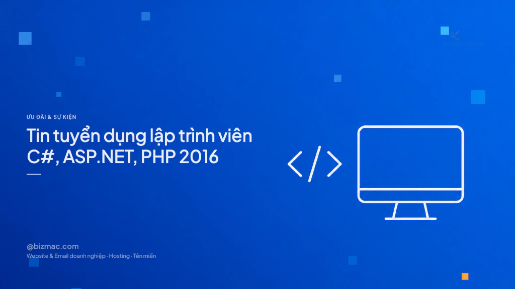Minh hoạ cho bài Tin tuyển dụng lập trình viên C#, ASP.NET, PHP 2016