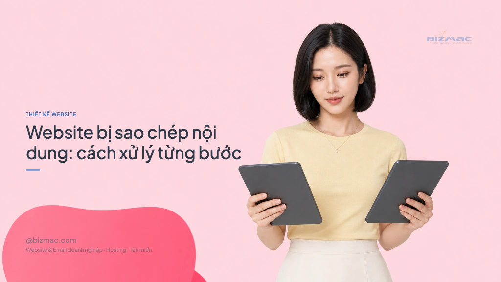 Website bị sao chép nội dung: cách xử lý từng bước
