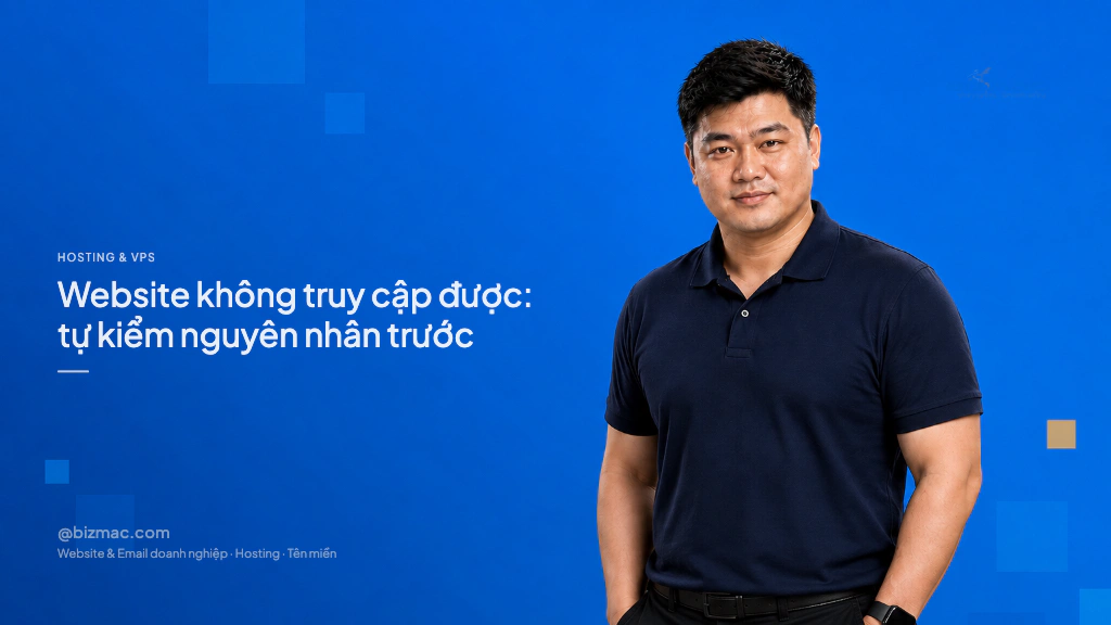 Minh hoạ cho bài Website không truy cập được: tự kiểm nguyên nhân trước