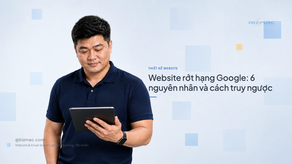 Website rớt hạng Google: 6 nguyên nhân và cách truy ngược