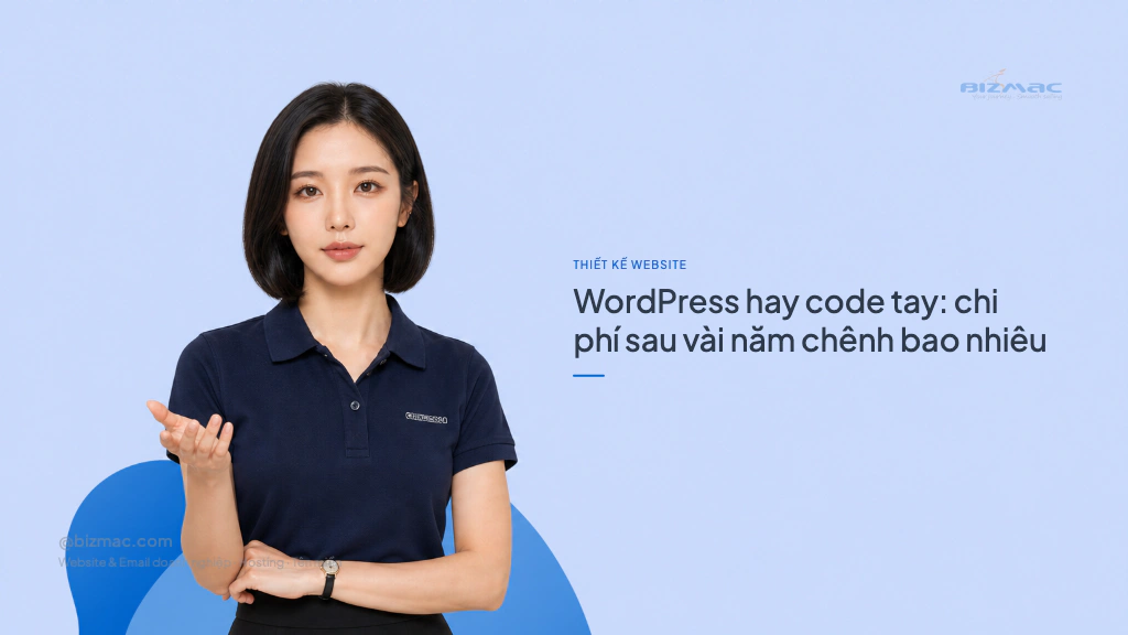 Minh hoạ cho bài WordPress hay code tay: chi phí sau vài năm chênh bao nhiêu
